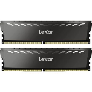A picture of a two Lexar THOR 2x8 16GB DDR4 3200 Mhz RAM