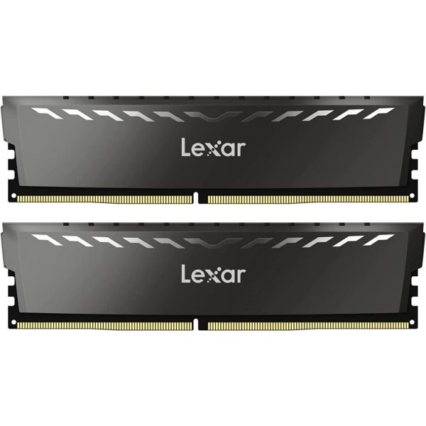 A picture of a two Lexar THOR 2x8 16GB DDR4 3200 Mhz RAM